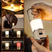WEST BIKING Mini Portable Camping Light Type-C Rechargeable LED Lantern Waterproof Hanging Tent Mosquito Repellent Campi
