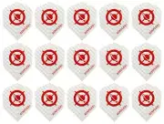 5 Sets Harrows Dimplex Standard Dart Flights - Ships w/ Tracking - Red Gyroscope
