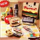 【日本熱賣】日本製 Burger Conx 漢堡/薯條便當盒 兩款可選 可微波 便當 午餐盒 野餐盒 保鮮盒日本製