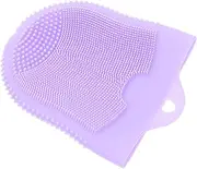 SOESFOUFU Silicone Facial Cleansing Brush for Deep Pore Cleaning Ergonomic Design for Smooth Skin Gentle Exfoliating Face Scrubber Durable Skin Friendly