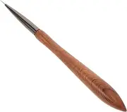 VICASKY Sandalwood Nail Art Brush with Gourd Shaped Handle Fine Nail Liner Pen for Wave Straight Line Designs Ergonomic Comfortable for Manicure Salon Use