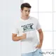 Nautica 男裝 品牌LOGO旗語純棉短袖T恤-白