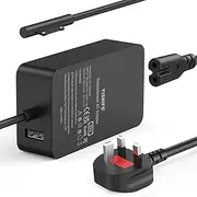 Surface Pro Charger for Microsoft Surface Pro 6/5/4/3, Surface Laptop 2/1 Studio, Surface Go Tablet, Surface Book, 44W Surface Laptop Charger for Microsoft Surface Pro Charger