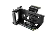 Antec RGB Adjustable Shift PCI Vertical GPU Bracket PCI-E 4.0 Riser Cable Black (190mm) for 4090 & 7900 XTX Cards. E-ATX, ATX, Case. 4 PCI required