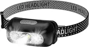 Headlamp Flashlight | Hard Hat Light,3 Modes Waterproof Motion Sensor Lamp for Outdoor Camping Hiking Cycling Fishing Running Repairing