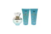 3pc Versace Dylan Turquoise EDT Fragrance Spray & Body Care Set For Women 50ml