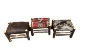 Phat Tommy Hickory Footrest Ottoman