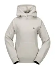 Volcom Costus Pullover Fleece Women's Sweatshirt, Stone, Large