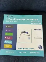 USA 10PCS Safety Full Face Shield Reusable Washable Protection Cover Anti-Splash