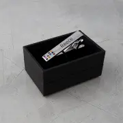 Coloured Personalised Tie Bar