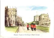 Vintage St. George's Chapel Windsor Grenadier Guards Unused Postcard