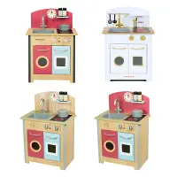 在飛比找momo購物網優惠-【Teamson】小廚師波爾多木製廚房玩具(四色可選)