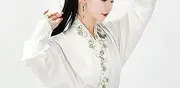 [AJOHBM] Traditional Chinese Shirt Horse Face Skirt Two Piece Set Spring Autumn Suit Hanfu Skirt Dress Women's Clothing