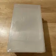 Empty New Clear VHS Clamshell Cases - Lot of 3