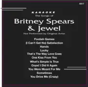 Karaoke Backstage CD+G Britney Spears & Jewel #6017 Foolish Games,Sometimes+