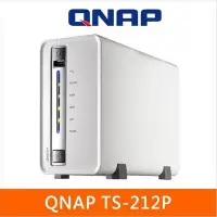 在飛比找Yahoo!奇摩拍賣優惠-5Cgo【權宇】QNAP TS-212P網路儲存 支援HTT