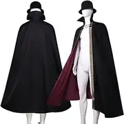 Retro Vintage Medieval Cape Cloak Ren Faire Vampire Solid Colored Men's Fantasy Royal Halloween Carnival Masquerade Carnival Performance Halloween Adults' Cloa