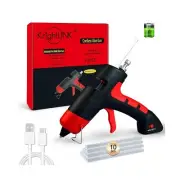 Cordless Hot Glue Gun, Fast Preheating Hot Melt Glue Gun, Mini Glue Gun Kit w...