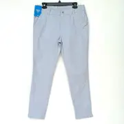 NEW COLUMBIA Women's 10 PFG Bonehead Chino Pants Straight Stretch Cotton Gray