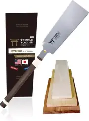 Pull Saw 240mm 2 Sided Ryoba Hand Saw with Rip Cut and Crosscut Wood Saw fo