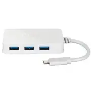 NEW D-Link USB-C to 4-Port USB 3.0 Hub White