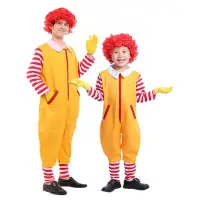 在飛比找蝦皮商城精選優惠-聖誕節 兒童成人 小丑服裝 小丑親子服飾裝扮 麥當勞爺爺 角