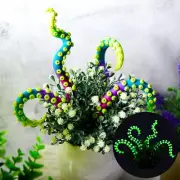 4 Pcs Octopus Tentacle Stakes Glow in The Dark Octopus Plant Tentacle for Pla...