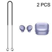 2-pack Bluetooth Earphone Anti-lost Cord for Samsung Galaxy Buds Pro - Silicone