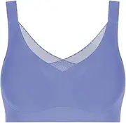 [BIMEI] Seamless Lace Mastectomy Bra for Breast Forms Silky Smooth Full Coverage Bralettes Bras with Removable Pads 238