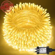 100Ft 300LED Warm White Christmas String Lights Waterproof Indoor Outdoor