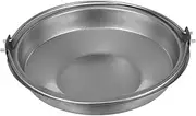 TOPPERFUN Stainless Steel Sukiyaki Pot Cook Pot Japanese Frying Pan Shabu Pan Outdoor Saucepan Outdoor Picnic Cookware Picnic Cookware Stainless Steel Silver
