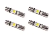 28mm SMF1 LED Bulb Red Set of 4 Diode Dynamics (for: Chrysler)