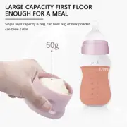 Portable Formulas Dispenser Big Capacity Plastic Baby Milk Powder Formulas Box