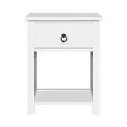 Artiss Set of 2 Bedside Tables Drawers Nightstand Side Table Chest Lamp Unit New