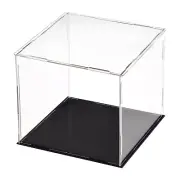 Acrylic Display Case Box Transparent Dustproof Showcase 11.8x11.8x11.8 Inch