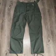 Vietnam Fatigue Cargo Pants Rip-Stop Olive Drab Cotton Rip-Stop XL 39-42 Waist