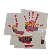Coca-Cola Caught Red Handed Decal Sticker Coke 6" Lot Of 4