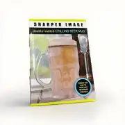 Brand New UNUSED Sharper Image Double-Walled Chilling Beer Mug