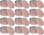 iplusmile Container Tin 12 Pieces, 50ml Candle Jars for Making Candles Bulk, ...