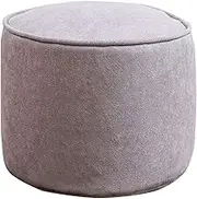 Pouf Round Solid Color Pouf Ottoman,Removable Stuffed Floor Cushion,Cotton Meditation Cushion Yoga Pillow,Soft Foot Rest Foot Stool,Kids Bean Bag Living Bed(Size:40x40x30cm(16x16x1