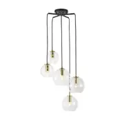Reno Pendant Light Clear Glass 5lt