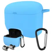 Geekria Silicone Case Cover for Jabra Elite Active 65t Earbuds (Blue)