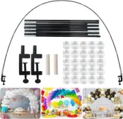 39Pcs Table Balloon Arch Kit,12FT Adjustable Balloon Arch Stand Kit