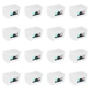 16x Lemon & Lime 6.7L Rectangle Simple Fresh Food Storage Reusable Container CLR