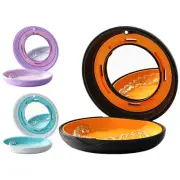 Denture Storage Case With Mirror Dental Retainer Orthodontic Mouth Guard Box