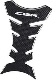 KUNLONGSKY Carbon Fiber Motorcycle Tank Pad Gas Oil Fuel Tank Pad Protector for CBR600 1000 954 929 900 RR, CBR250 300 500 R, Black, 500068457