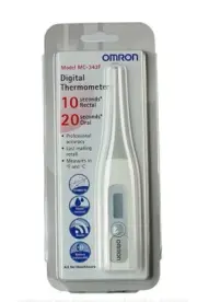 Omron MC 343 Digital Thermometer Flexi Quick Measurement of Oral & Underarm Temp