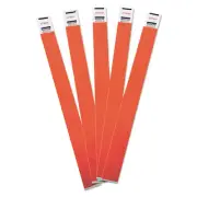 Advantus Crowd Management Wristbands Sequentially Numbered Red 100/Pack 75441