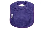Large Plain Towel Bib (Purple)