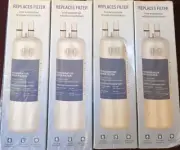 4 Pck Fridge Filter - EDR1RXD1, W10295370A, Filter 1, 46-9081, 46-9930, KAD1RXD1